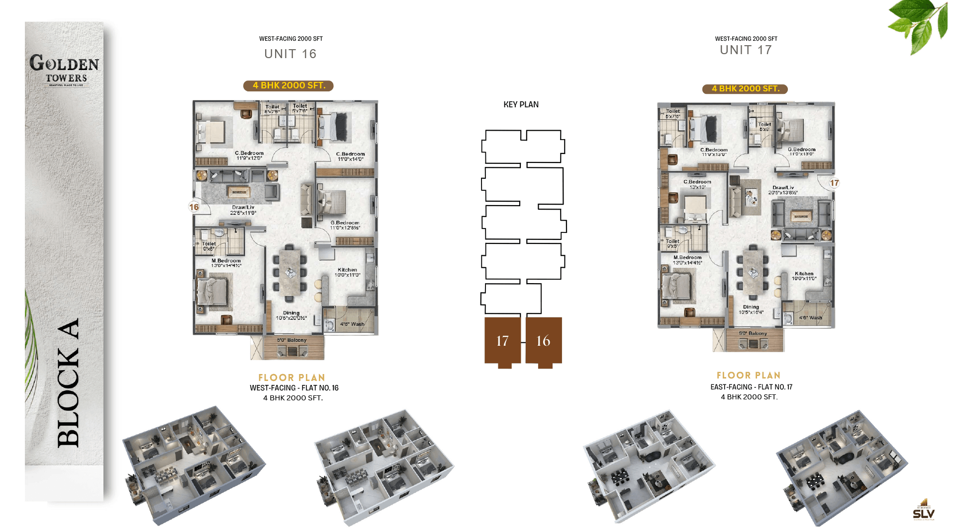 4 BHK floor plan